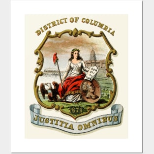 1876 District of Columbia Coat of Arms Posters and Art